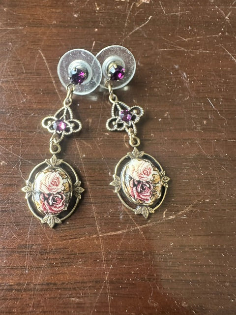 Rose Manor Drop Earrings